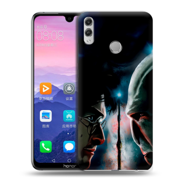 Пластиковый чехол на Huawei Honor 8X Max с принтом Гарри Поттер Harry Potter