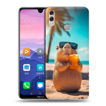 Пластиковый чехол на Huawei Honor 8X Max с принтом Капибара