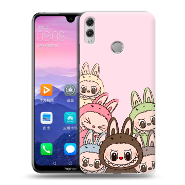 Пластиковый чехол на Huawei Honor 8X Max с принтом Лабубу