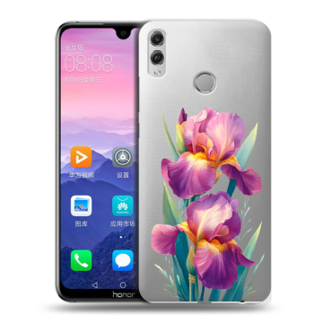 Пластиковый чехол на Huawei Honor 8X Max с принтом Цветы орхидеи