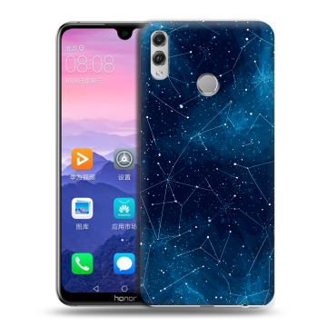 Пластиковый чехол на Huawei Honor 8X Max с принтом Космос звезды