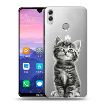 Пластиковый чехол на Huawei Honor 8X Max с принтом Котенок