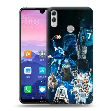 Пластиковый чехол на Huawei Honor 8X Max с принтом Реал Роналдо Пластиковый чехол на Huawei Honor 8X Max с принтом Реал Роналдо