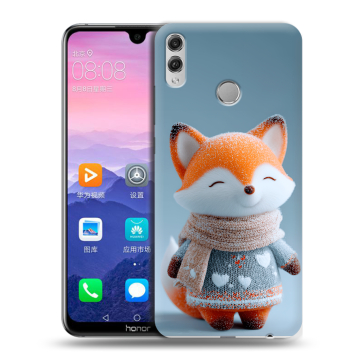 Пластиковый чехол на Huawei Honor 8X Max с принтом Лиса