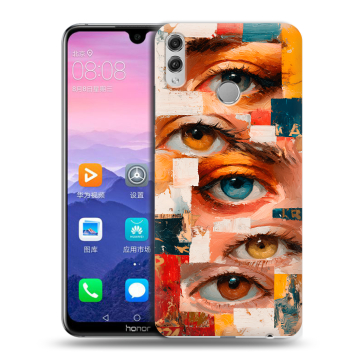Пластиковый чехол на Huawei Honor 8X Max с принтом Модный принт