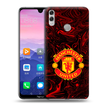 Пластиковый чехол на Huawei Honor 8X Max с принтом Manchester United