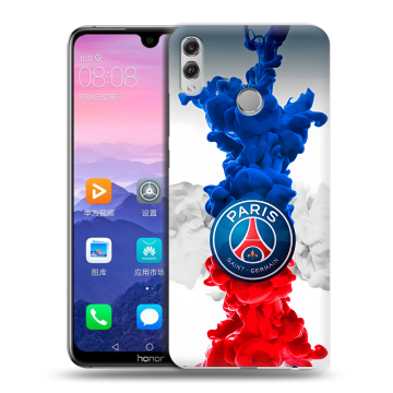 Пластиковый чехол на Huawei Honor 8X Max с принтом PSG ПСЖ