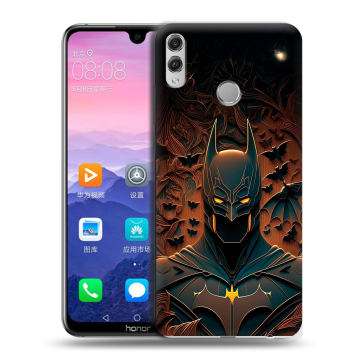 Пластиковый чехол на Huawei Honor 8X Max с принтом Batman Бэтмен