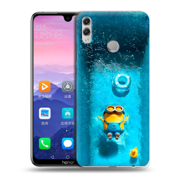 Пластиковый чехол на Huawei Honor 8X Max с принтом Миньоны Пластиковый чехол на Huawei Honor 8X Max с принтом Миньоны