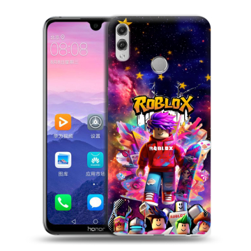 Пластиковый чехол на Huawei Honor 8X Max с принтом Roblox Роблокс Пластиковый чехол на Huawei Honor 8X Max с принтом Roblox Роблокс