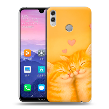 Пластиковый чехол на Huawei Honor 8X Max с принтом Милые котята