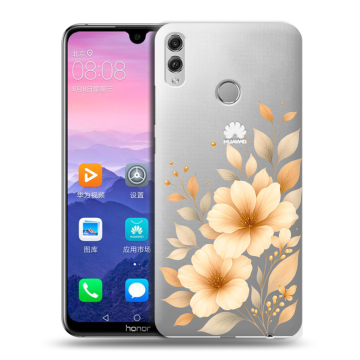 Пластиковый чехол на Huawei Honor 8X Max с принтом для девушки