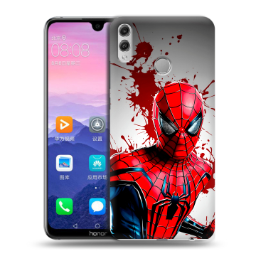 Пластиковый чехол на Huawei Honor 8X Max с принтом Spiderman Человек паук