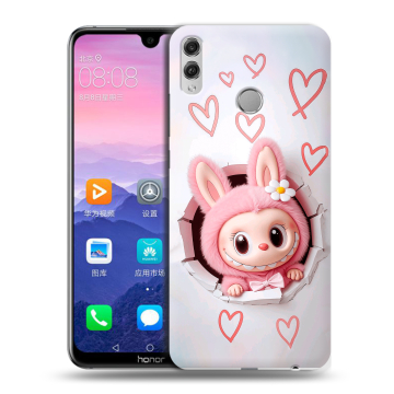 Пластиковый чехол на Huawei Honor 8X Max с принтом Labubu Лабубу