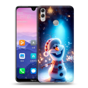Пластиковый чехол на Huawei Honor 8X Max с принтом Новый год Пластиковый чехол на Huawei Honor 8X Max с принтом Новый год