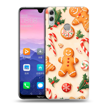 Пластиковый чехол на Huawei Honor 8X Max с принтом Новый год Пластиковый чехол на Huawei Honor 8X Max с принтом Новый год