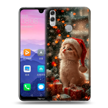 Пластиковый чехол на Huawei Honor 8X Max с принтом Новый год Пластиковый чехол на Huawei Honor 8X Max с принтом Новый год