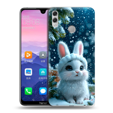 Пластиковый чехол на Huawei Honor 8X Max с принтом Новый год Пластиковый чехол на Huawei Honor 8X Max с принтом Новый год