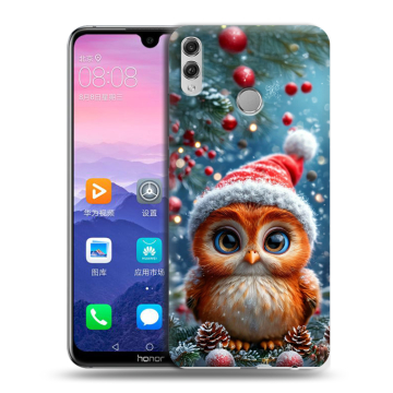 Пластиковый чехол на Huawei Honor 8X Max с принтом Новый год Пластиковый чехол на Huawei Honor 8X Max с принтом Новый год