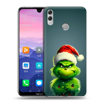 Пластиковый чехол на Huawei Honor 8X Max с принтом Новый год Пластиковый чехол на Huawei Honor 8X Max с принтом Новый год