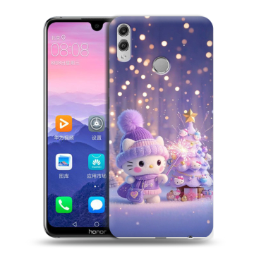 Пластиковый чехол на Huawei Honor 8X Max с принтом Новый год Пластиковый чехол на Huawei Honor 8X Max с принтом Новый год