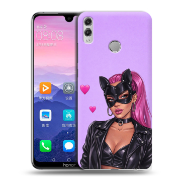 Пластиковый чехол на Huawei Honor 8X Max с принтом женский Пластиковый чехол на Huawei Honor 8X Max с принтом женский