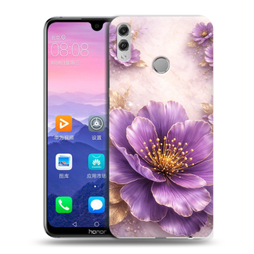 Пластиковый чехол на Huawei Honor 8X Max с принтом женский