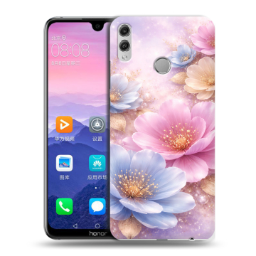 Пластиковый чехол на Huawei Honor 8X Max с принтом женский