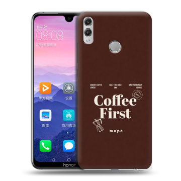 Пластиковый чехол на Huawei Honor 8X Max с принтом женский