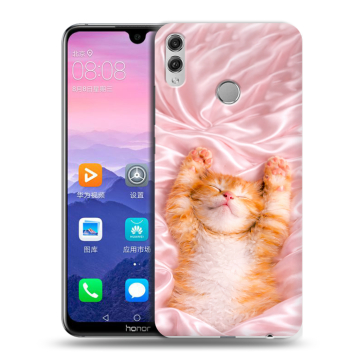Пластиковый чехол на Huawei Honor 8X Max с принтом женский