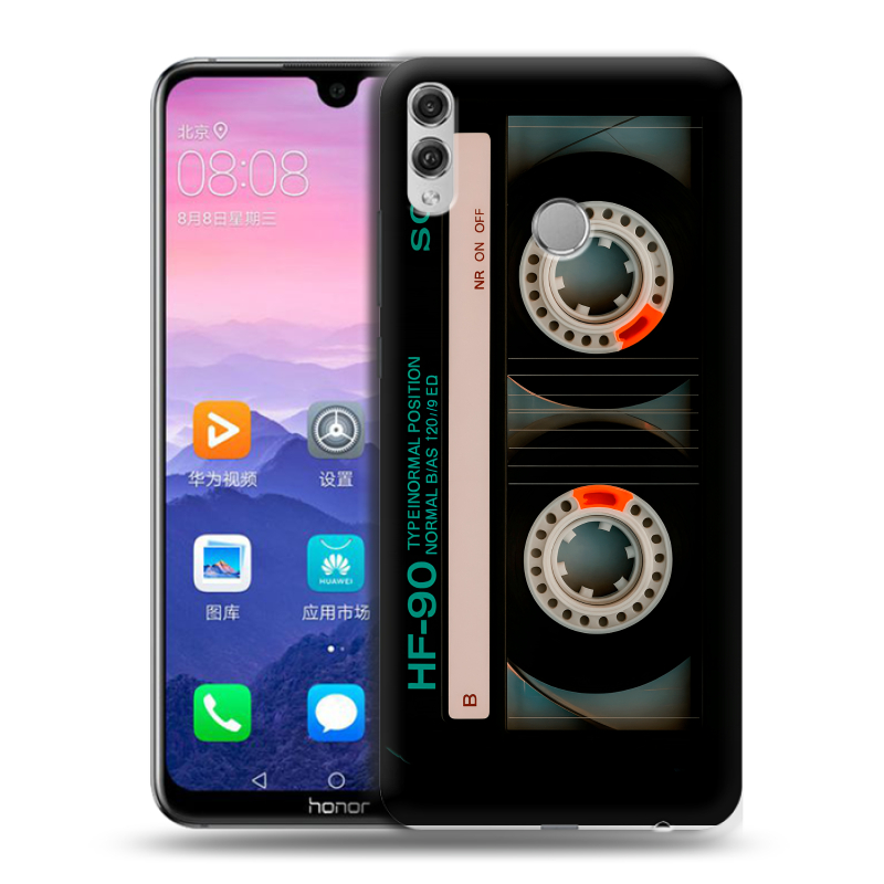 Пластиковый чехол на Huawei Honor 8X Max с принтом Кассета Пластиковый чехол на Huawei Honor 8X Max с принтом Кассета