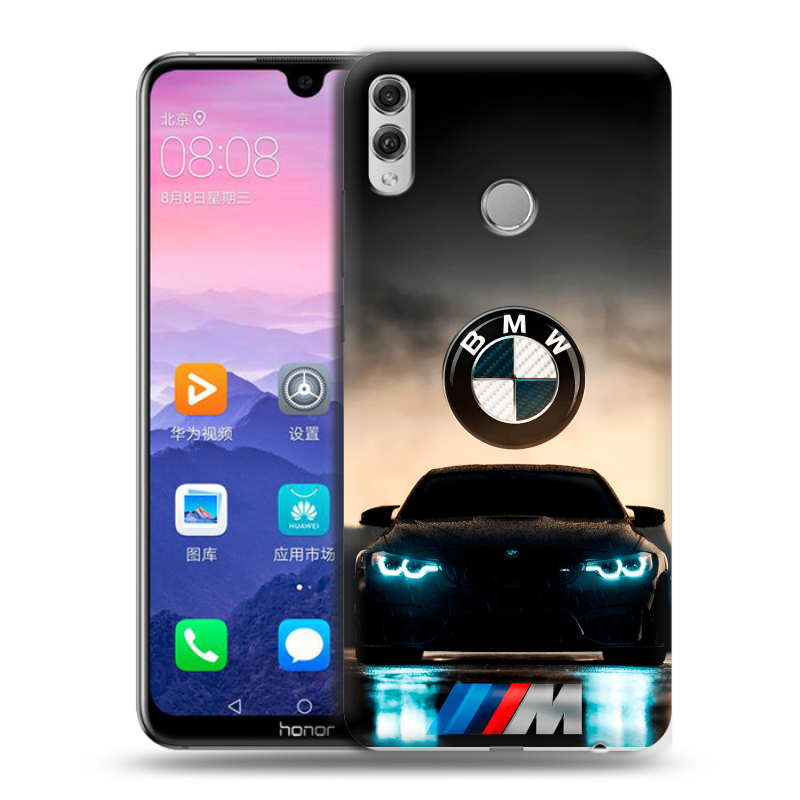 Пластиковый чехол на Huawei Honor 8X Max с принтом БМВ BMW Пластиковый чехол на Huawei Honor 8X Max с принтом БМВ BMW