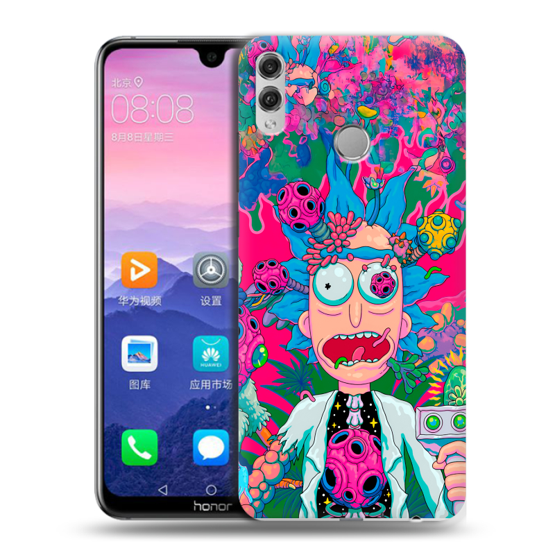 Пластиковый чехол на Huawei Honor 8X Max с принтом Рик и Морти Rick Morty Пластиковый чехол на Huawei Honor 8X Max с принтом Рик и Морти Rick Morty