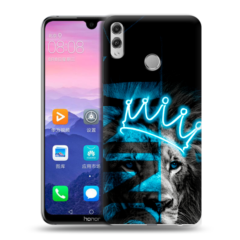Пластиковый чехол на Huawei Honor 8X Max с принтом Король лев Пластиковый чехол на Huawei Honor 8X Max с принтом Король лев