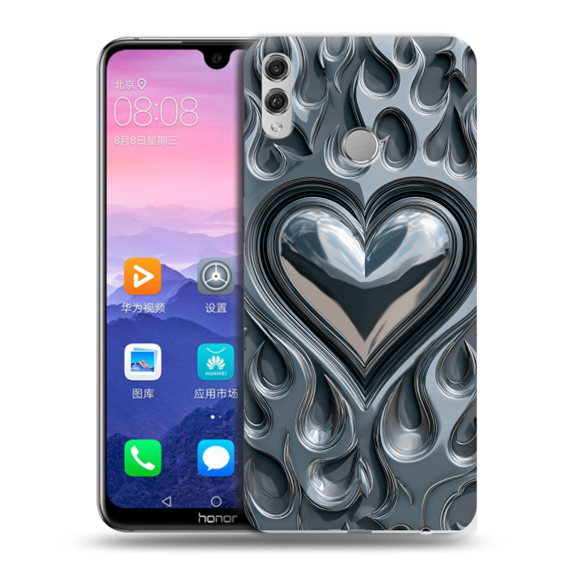 Пластиковый чехол на Huawei Honor 8X Max с принтом Y2K Пластиковый чехол на Huawei Honor 8X Max с принтом Y2K
