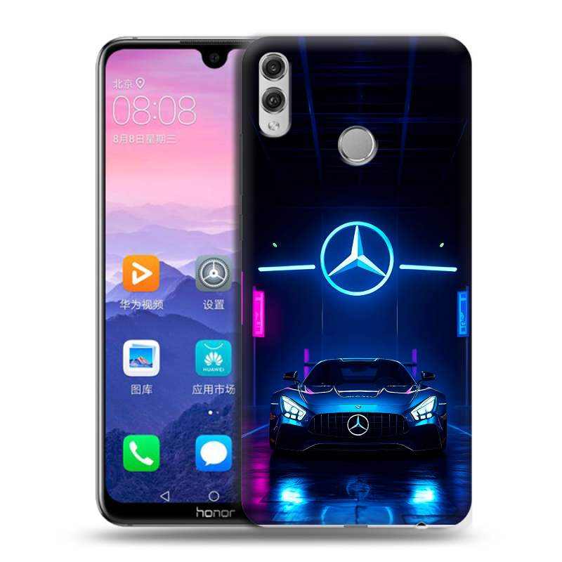 Пластиковый чехол на Huawei Honor 8X Max с принтом Mercedes Мерседес Пластиковый чехол на Huawei Honor 8X Max с принтом Mercedes Мерседес