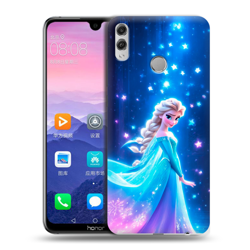 Пластиковый чехол на Huawei Honor 8X Max с принтом Холодное сердце Frozen Пластиковый чехол на Huawei Honor 8X Max с принтом Холодное сердце Frozen