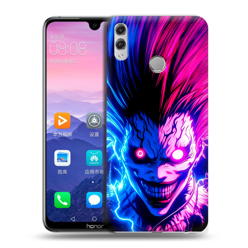 Пластиковый чехол на Huawei Honor 8X Max с принтом Death note Тетрадь смерти Пластиковый чехол на Huawei Honor 8X Max с принтом Death note Тетрадь смерти