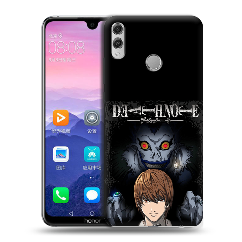 Пластиковый чехол на Huawei Honor 8X Max с принтом Death note Тетрадь смерти Пластиковый чехол на Huawei Honor 8X Max с принтом Death note Тетрадь смерти