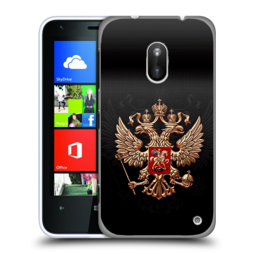 Пластиковый чехол на Nokia Lumia 620 с принтом Герб России