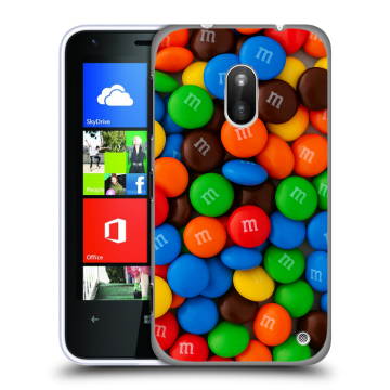 Пластиковый чехол на Nokia Lumia 620 с принтом Конфеты