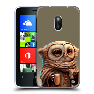 Пластиковый чехол на Nokia Lumia 620 с принтом Сова