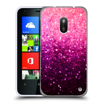 Пластиковый чехол на Nokia Lumia 620 с принтом Блестки Пластиковый чехол на Nokia Lumia 620 с принтом Блестки