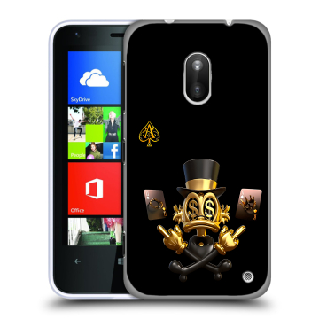 Пластиковый чехол на Nokia Lumia 620 с принтом Золотой скрудж макдак Пластиковый чехол на Nokia Lumia 620 с принтом Золотой скрудж макдак