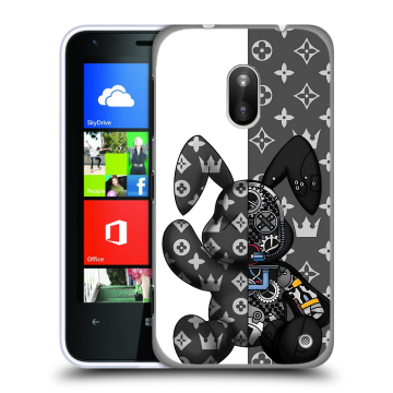 Пластиковый чехол на Nokia Lumia 620 с принтом Луи робот