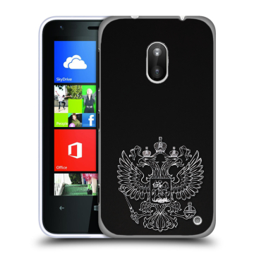 Пластиковый чехол на Nokia Lumia 620 с принтом Герб России Пластиковый чехол на Nokia Lumia 620 с принтом Герб России