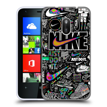 Пластиковый чехол на Nokia Lumia 620 с принтом Найк Пластиковый чехол на Nokia Lumia 620 с принтом Найк