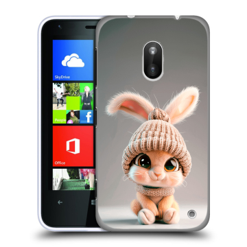 Пластиковый чехол на Nokia Lumia 620 с принтом Кролик Пластиковый чехол на Nokia Lumia 620 с принтом Кролик