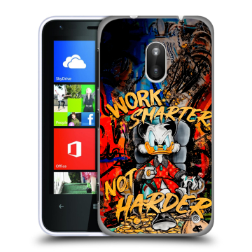 Пластиковый чехол на Nokia Lumia 620 с принтом Дональд Дак Деньги