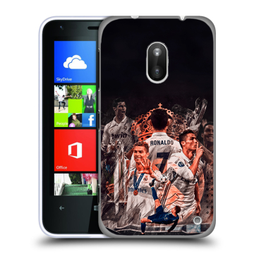 Пластиковый чехол на Nokia Lumia 620 с принтом Реал Роналдо Real Ronaldo Пластиковый чехол на Nokia Lumia 620 с принтом Реал Роналдо Real Ronaldo